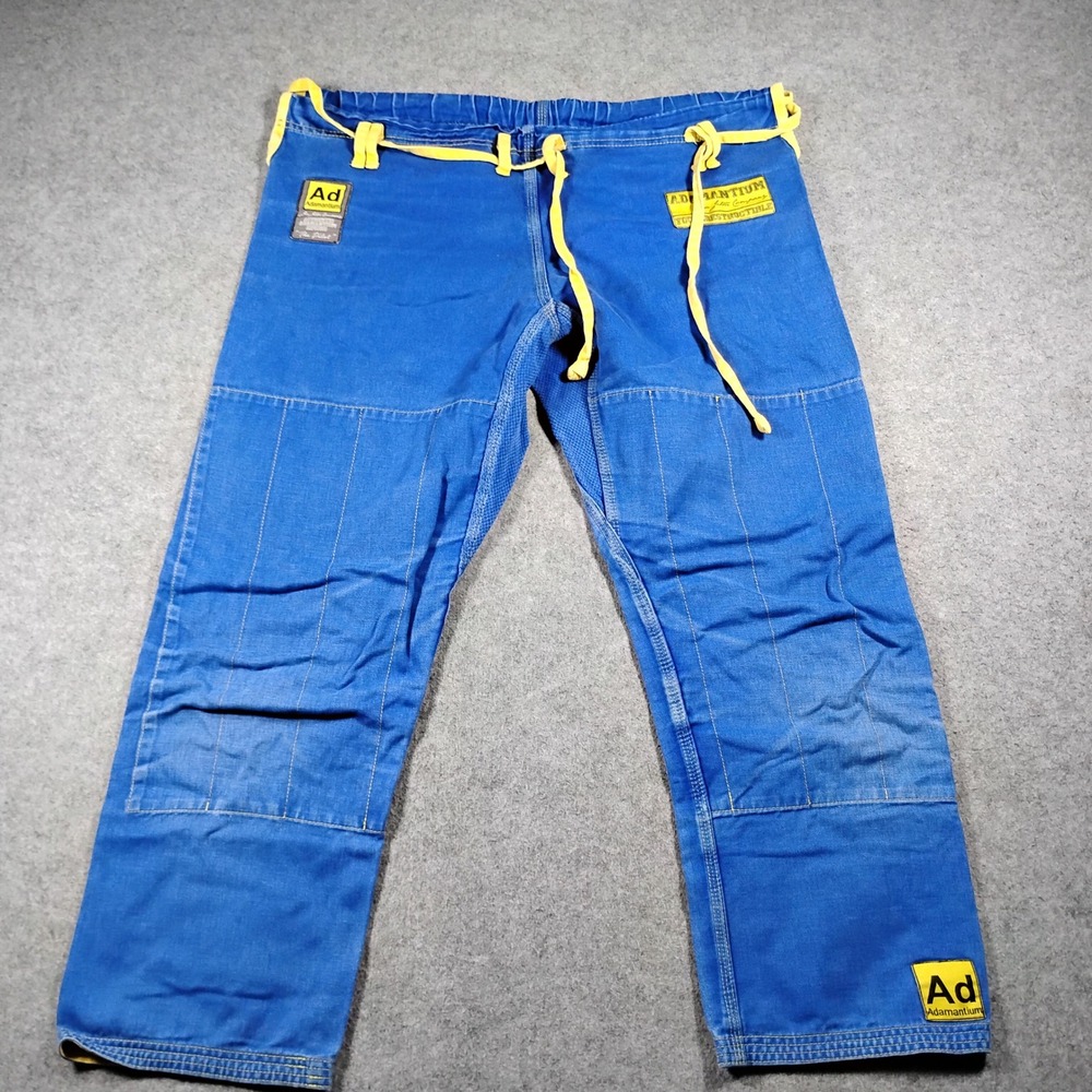 Adamantium Jiu Jitsu Company The Pilot Blue Gi Pants Martial Arts Size 3